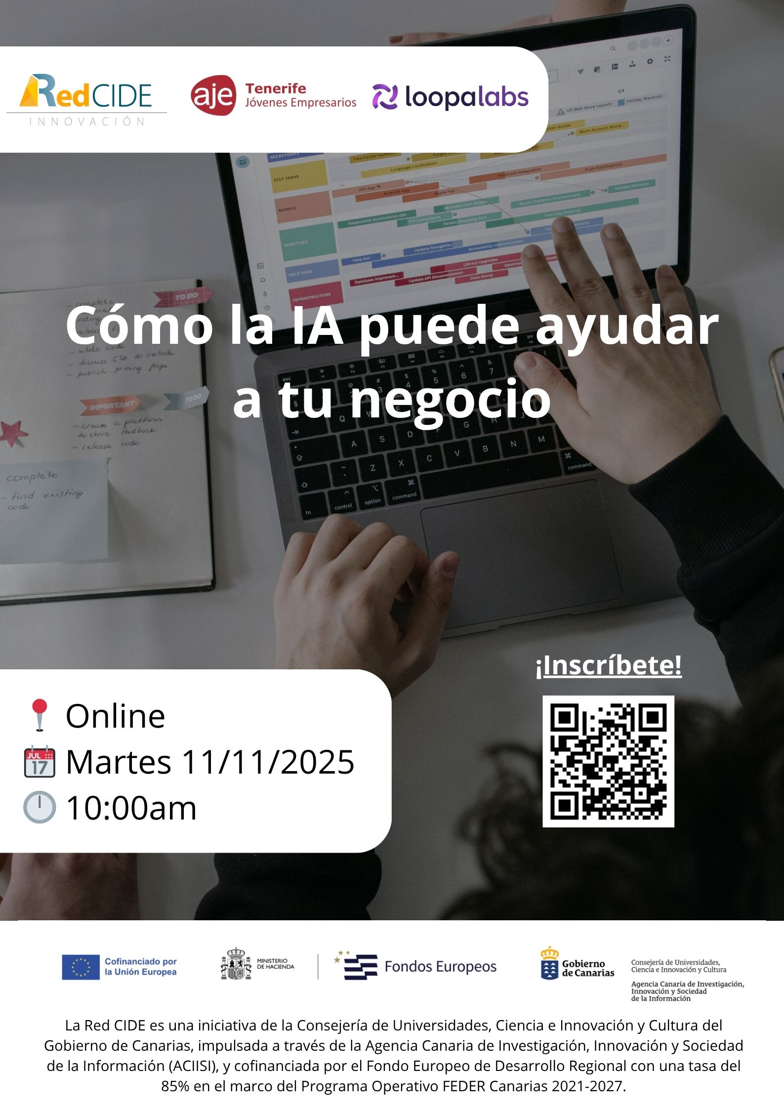 CARTEL EVENTO Cómo la IA puede ayudar a tu negocio
